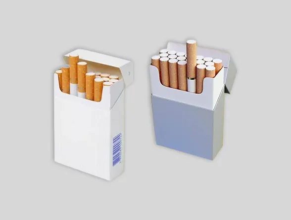 Custom Blank Cigarette Box Packaging