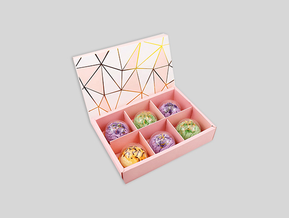 Printed Bath Bomb Boxes